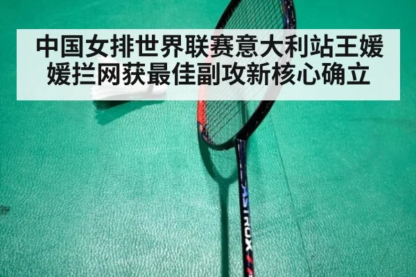 中国女排世界联赛意大利站王媛媛拦网获最佳副攻新核心确立